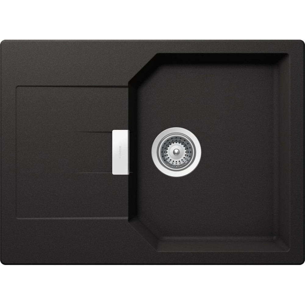 Мойка SCHOCK Manhattan 45 D Cristalite корз.клапан 690x510 неро