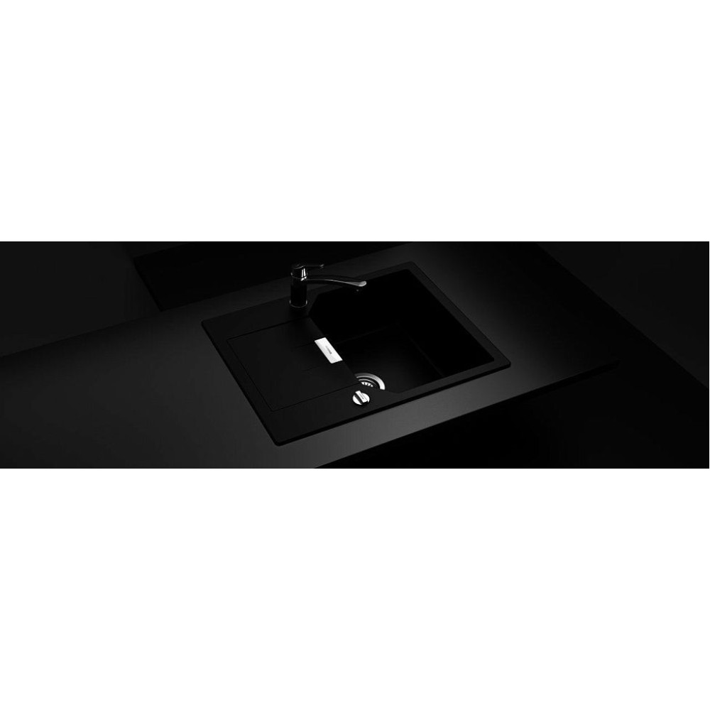 Мойка SCHOCK Manhattan 45 D Cristalite корз.клапан 690x510 альпина