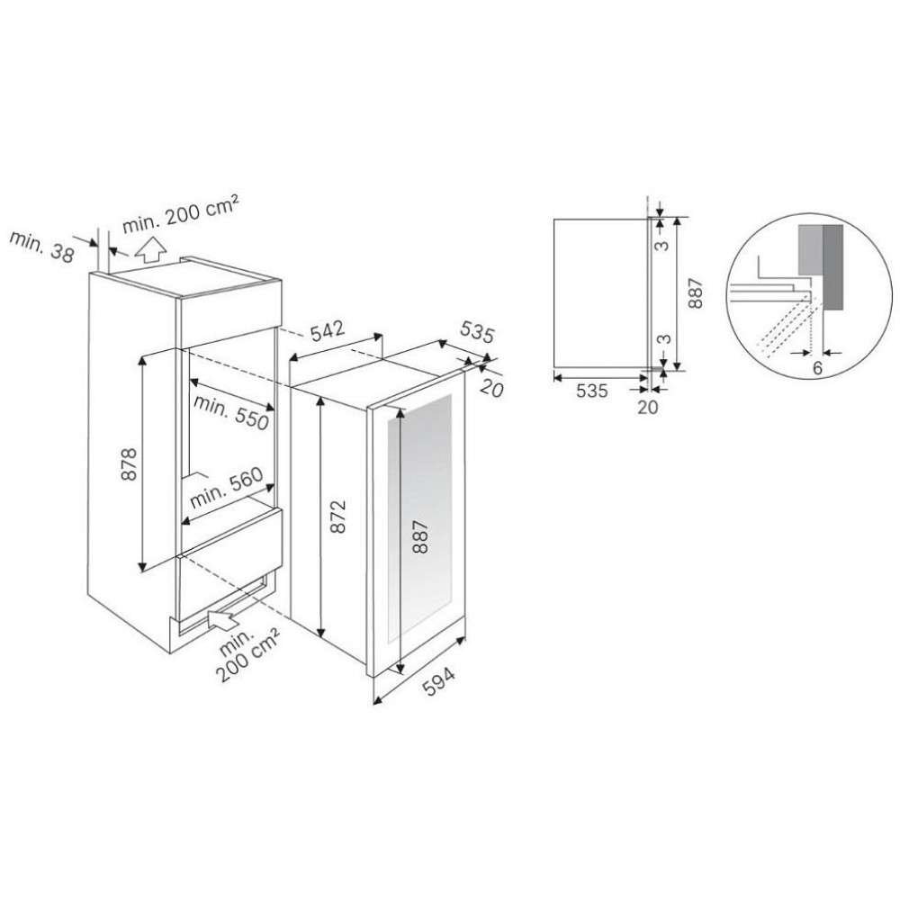 Винный холодильник Kuppersbusch FWK 2852.0 S