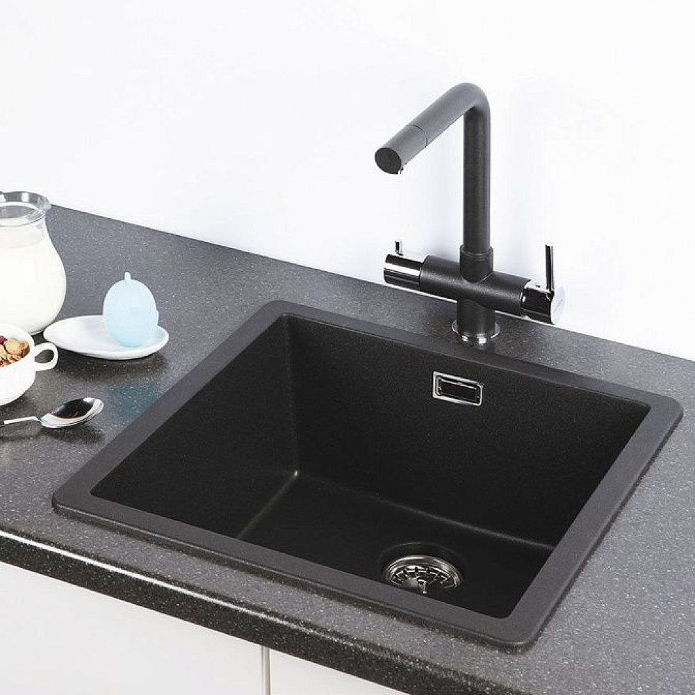 Мойка SCHOCK Greenwich 50 Cristadur 456х456 (подстольный монтаж) поларис