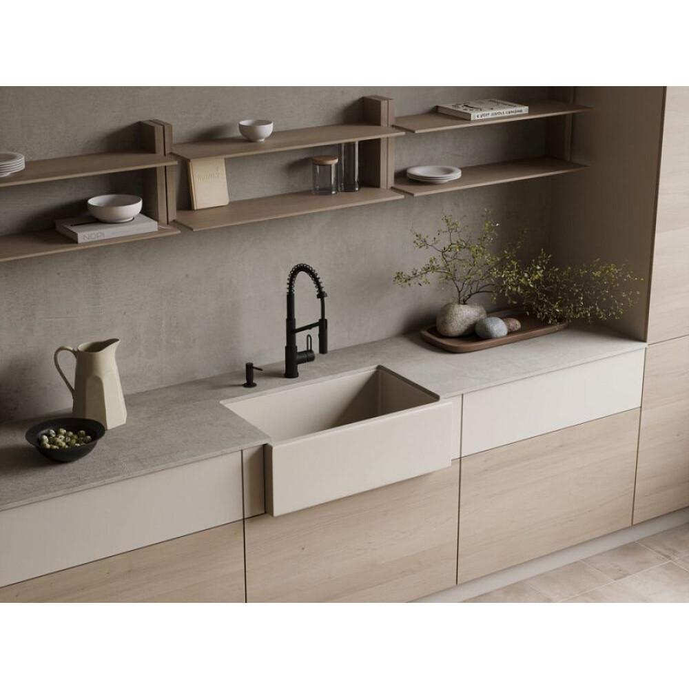 Мойка Omoikiri Mikura 76-OL Natceramic/olive