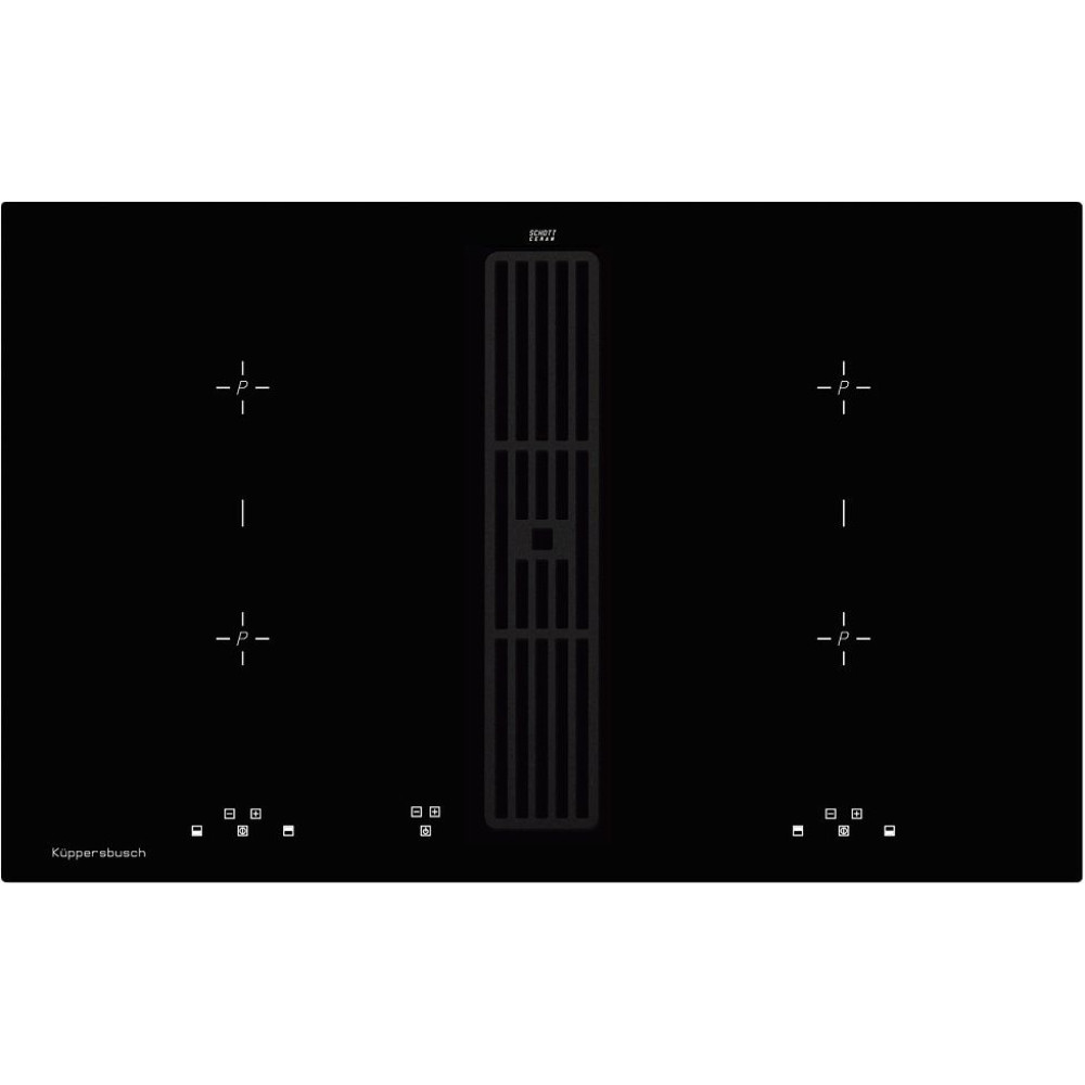 Индукционная стеклокерамич. панель Kuppersbusch KMI 8500.0 SR Black Velvet