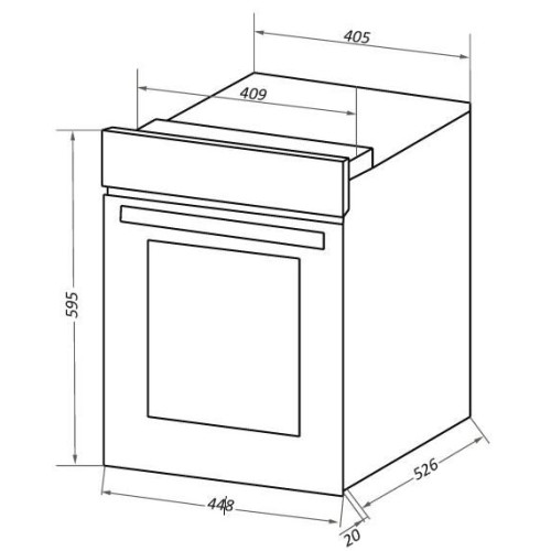 Духовой шкаф Maunfeld EOEC516B2