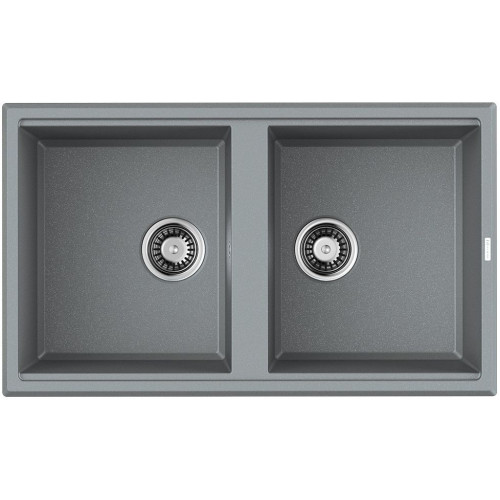 Мойка Omoikiri Tedori 86-2-GR Tetogranit/Leningrad grey