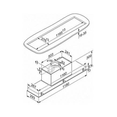 Вытяжка Miele DA 2620 CLST
