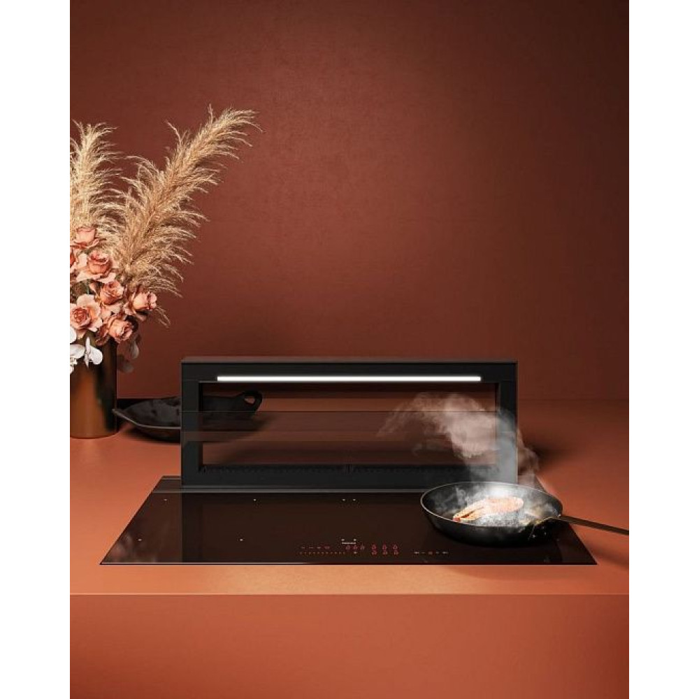 Вытяжка FALMEC LEVEL INVISIBLE VETRO NERO (вытяжка в столешницу, панелируемая)