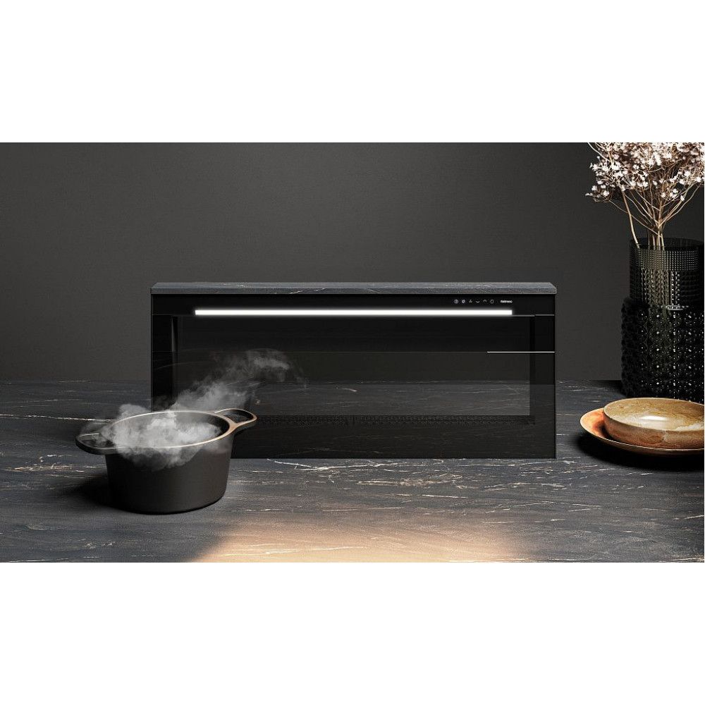 Вытяжка FALMEC LEVEL INVISIBLE VETRO NERO (вытяжка в столешницу, панелируемая)