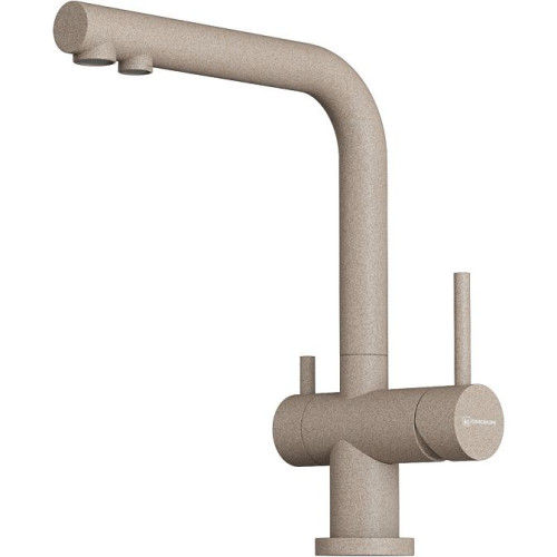 Смеситель Omoikiri Nagano-SA-P латунь/бежевый