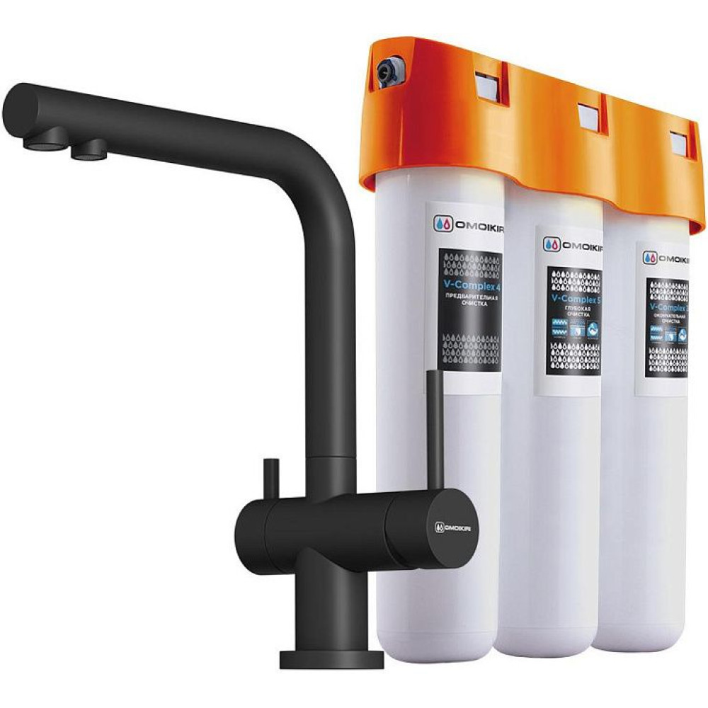 Комплект Omoikiri Nagano-BL-P + Pure drop Lite (4047.8028P)