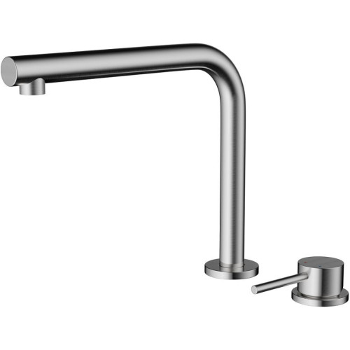 Смеситель Omoikiri Nara-BN латунь/нержавеющая сталь