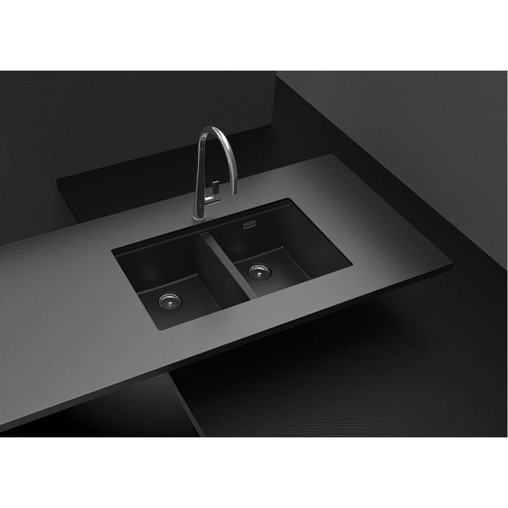 Мойка SCHOCK Greenwich 80-2 Cristadur магма