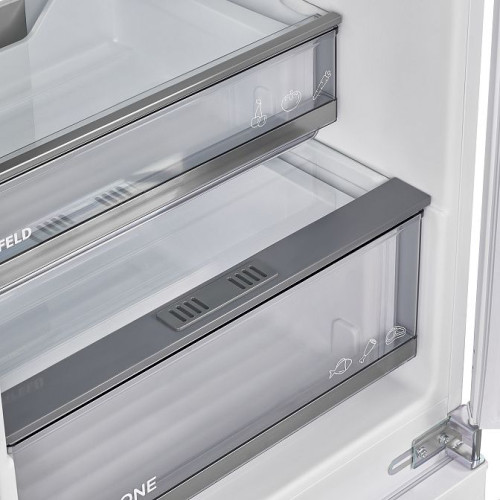 Холодильник MAUNFELD MBF17754NFWHGR LUX Inverter