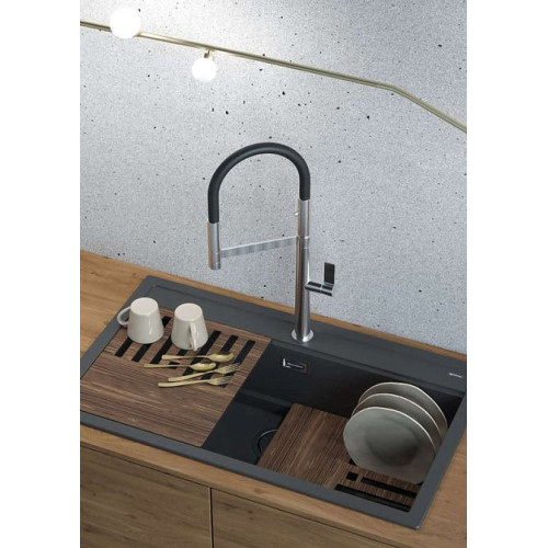 Смеситель OMOIKIRI OSAKA-BN-WH (арт.4994305)