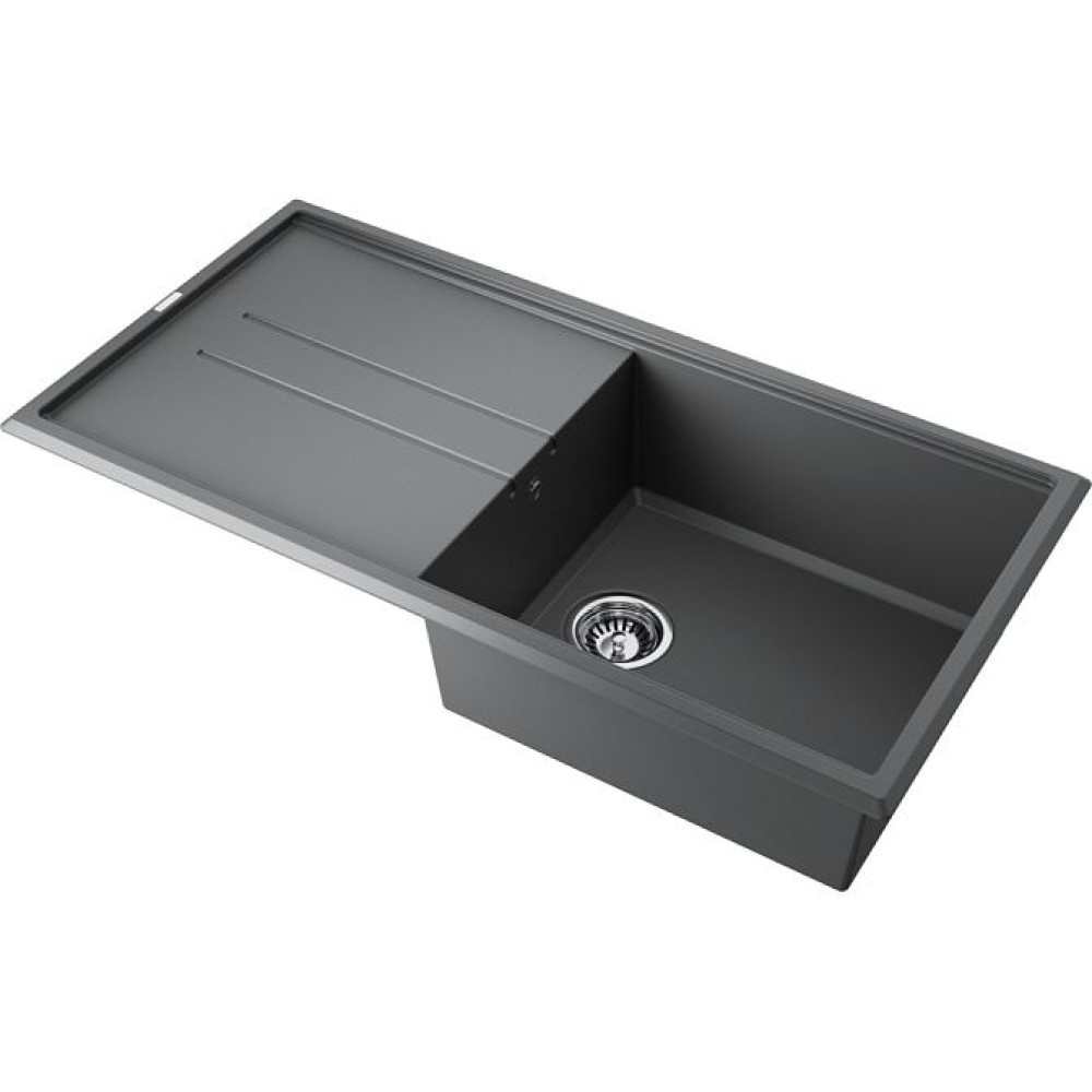 Мойка Omoikiri Tedori 100-PL Tetogranit/платина