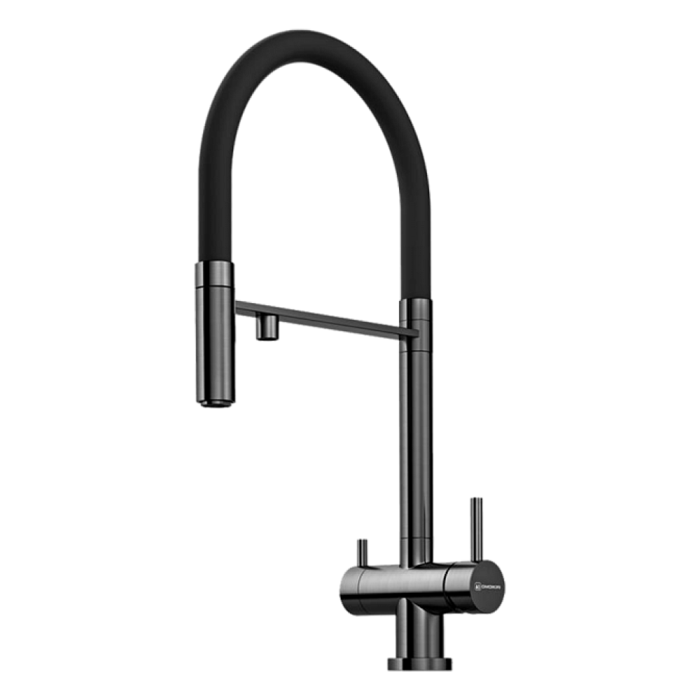 Смеситель OMOIKIRI Kanto-GM-BL латунь/вороненая сталь/черный (4994605)