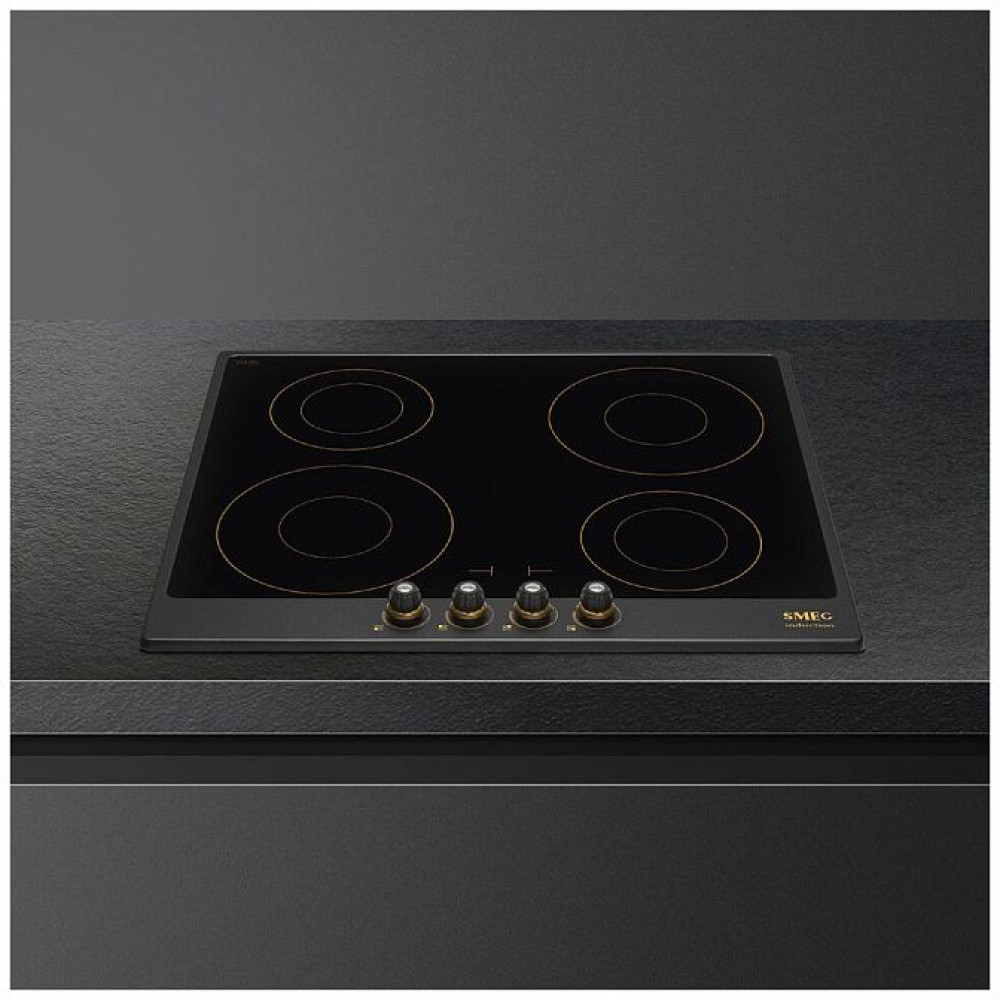 Индукционная стеклокерамич. панель Smeg SI764AOM