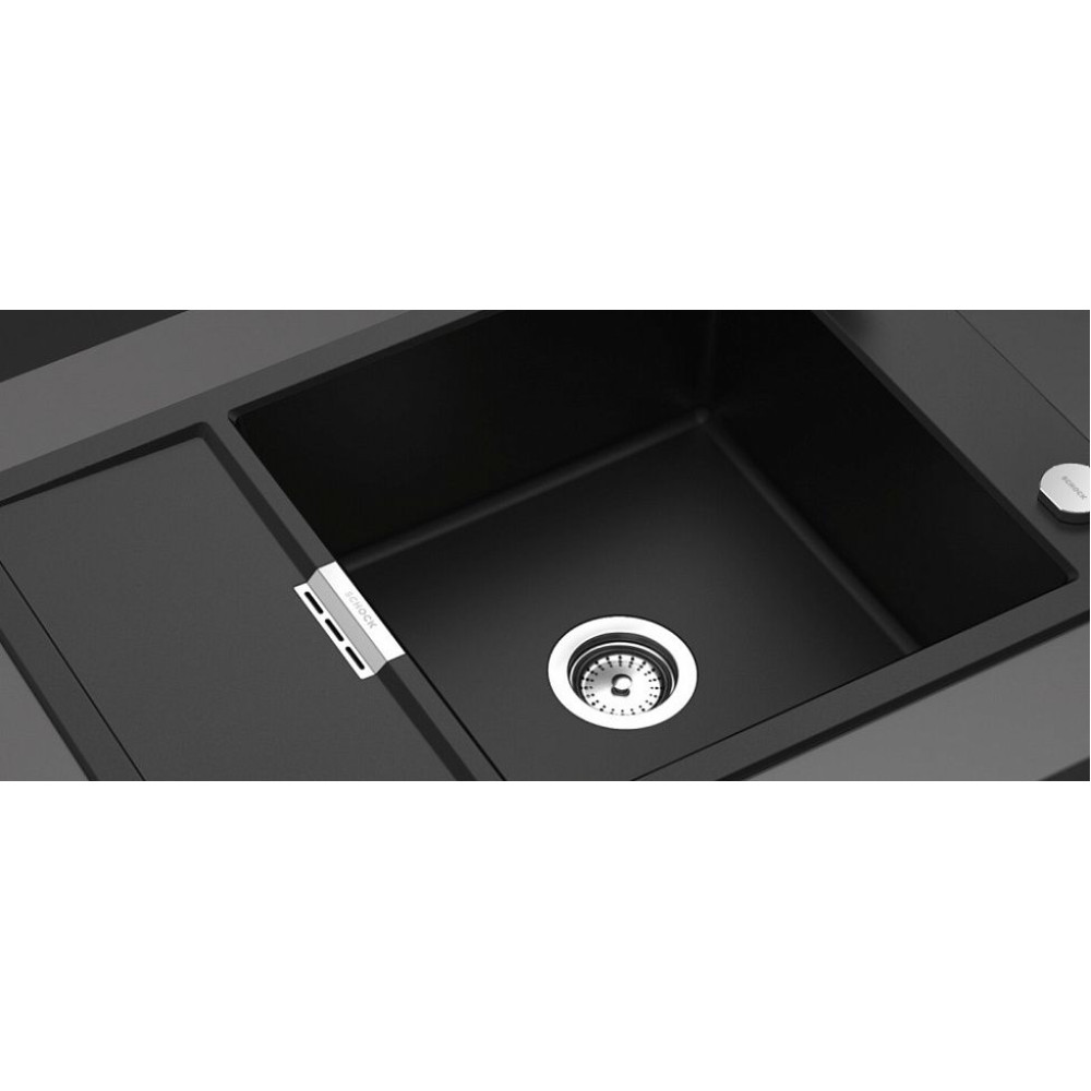 Мойка SCHOCK Eton 60 D Small Cristadur 780х510 серебристый камень