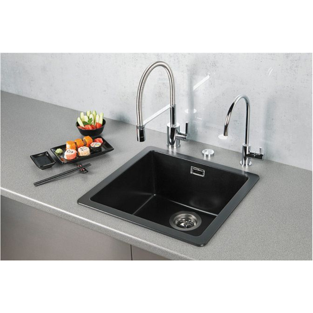 Мойка SCHOCK Soho 60 (N-100) Cristadur 550x430 серебристый камень