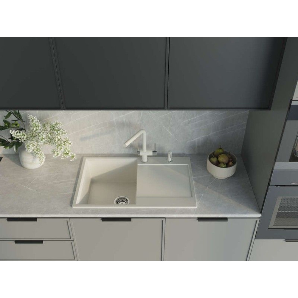 Кухонная мойка OMOIKIRI Daisen 78T-WH(арт.4993522)