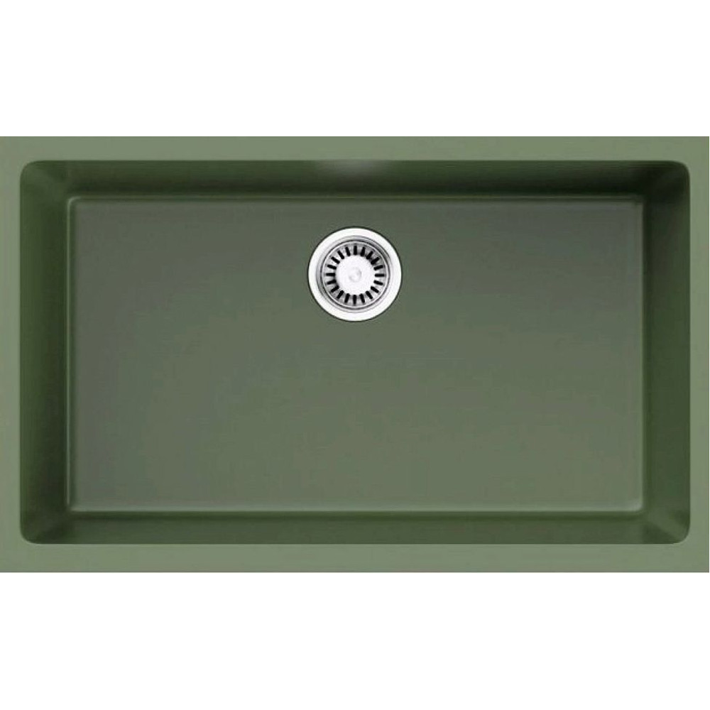 Кухонная мойка OMOIKIRI Okinoshima 76-U/I-OL Natceramic/olive (арт. 4997147)