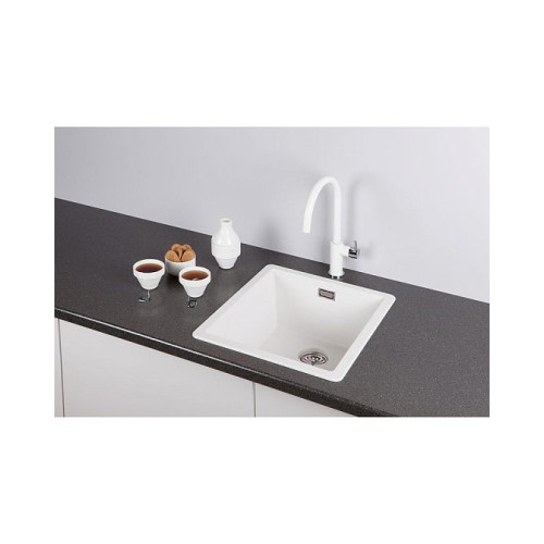 Мойка SCHOCK Greenwich 45 Cristadur 406х456 серебристый камень