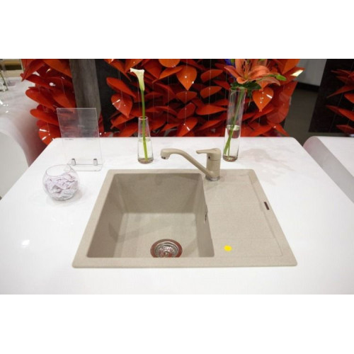 Мойка SCHOCK Optima 45D Cristalite 580х500 альпина