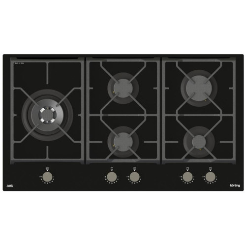 Газовая стеклянная варочная панель Korting HGG 9987 CTN FLC