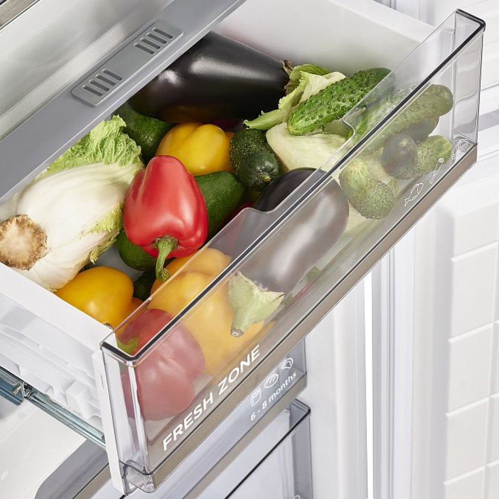 Холодильник MAUNFELD MBF17754NFWHGR LUX Inverter