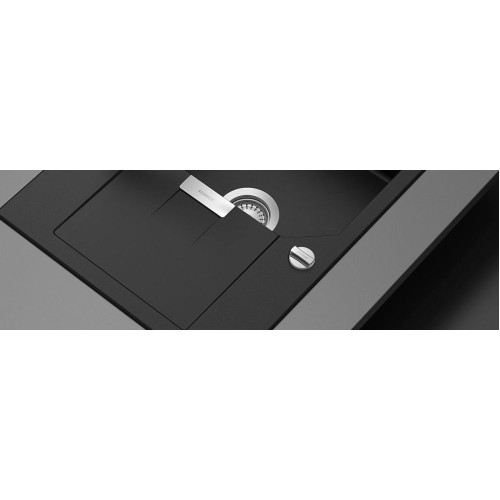 Мойка SCHOCK Manhattan 45 D Cristalite корз.клапан 690x510 неро